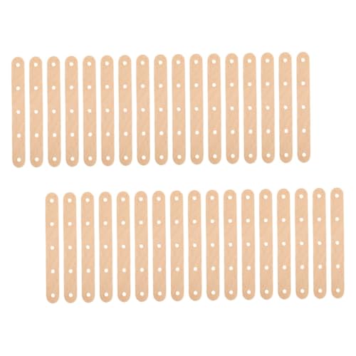 Tofficu 200 Stück Holz Bastelstäbchen mit Löchern Naturbelassene Holzstäbchen für Diy Handwerk Modellbau und Kreative Kunstprojekte Stabile Holzkunst Zubehör Tofficu 200 Stück Holz Bastelstäbchen mit Löchern Naturbelassene Holzstäbchen für Diy Handwerk Modellbau und Kreative Kunstprojekte Stabile Holzkunst Zubehör von Tofficu