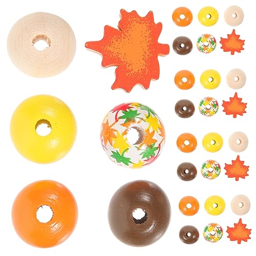 Tofficu 200 Stück Holzperlen für Schmuckherstellung und DIY Basteln mit Löchern Herbstliche Orange Holzperlen für Thanksgiving Dekoration und Kreative Handwerksprojekte Tofficu 200 Stück Holzperlen für Schmuckherstellung und DIY Basteln mit Löchern Herbstliche Orange Holzperlen für Thanksgiving Dekoration und Kreative Handwerksprojekte von Tofficu