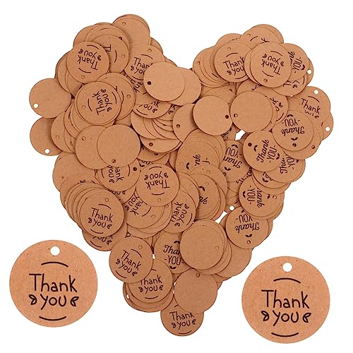 Tofficu 200 Stück Kreisförmige Kraftpapier Anhänger Beschreibbar mit Vorgefertigten Löchern für Deko und Hochzeiten Tags für Valentinstag und Kreative Bastelprojekte Tofficu 200 Stück Kreisförmige Kraftpapier Anhänger Beschreibbar mit Vorgefertigten Löchern für Deko und Hochzeiten Tags für Valentinstag und Kreative Bastelprojekte von Tofficu