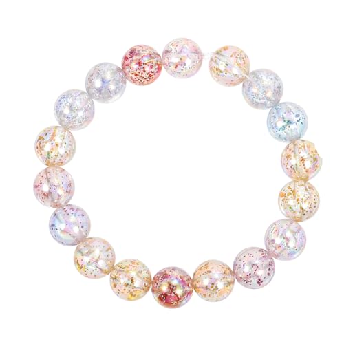 Tofficu 200 Stück Runde Acryl Perlen Transparent Bunte Spacer Perlen für DIY Schmuckherstellung Armbänder Halsketten Basteln Zubehör Tofficu 200 Stück Runde Acryl Perlen Transparent Bunte Spacer Perlen für DIY Schmuckherstellung Armbänder Halsketten Basteln Zubehör von Tofficu