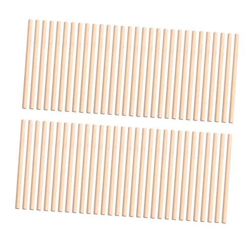 Tofficu 200 Stück Rundholzstäbe Holz Bastelstäbe für Modellbau DIY Handwerksmaterialien und Wiederverwendbar für Kreative Projekte Tofficu 200 Stück Rundholzstäbe Holz Bastelstäbe für Modellbau DIY Handwerksmaterialien und Wiederverwendbar für Kreative Projekte von Tofficu