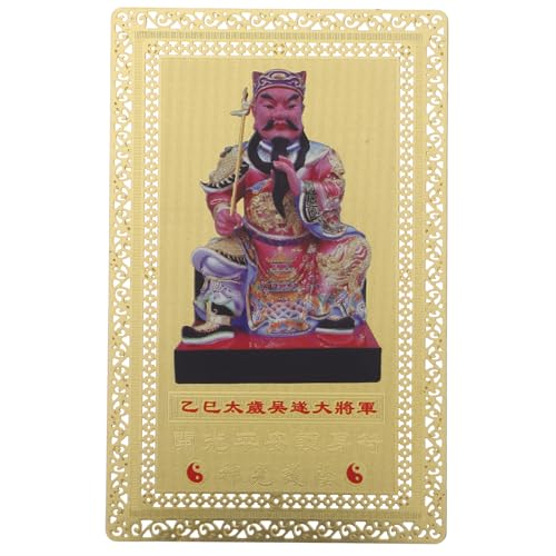 Tofficu 2025 Chinesische Feng Shui Tai Sui Amulettkarte für Glück, Reichtum, Erfolg und Schutz Tofficu 2025 Chinesische Feng Shui Tai Sui Amulettkarte für Glück, Reichtum, Erfolg und Schutz von Tofficu