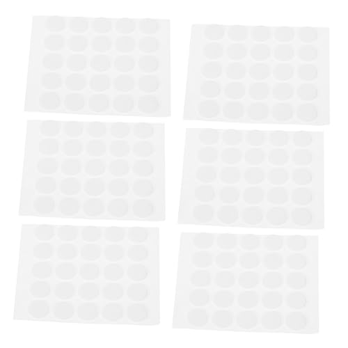 Tofficu 20Blätter Doppelseitige Klebepunkte für Mikrolandschaftsdekoration Entfernbare Spurloses Klebeband für DIY Projekte für Miniaturlandschaften und Bastelarbeiten von Tofficu