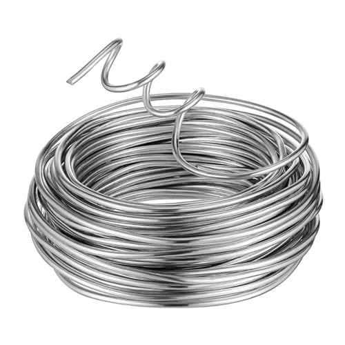 Tofficu 20M Lange Flexible und Biegsame Metallspule für Kunsthandwerk und DIY Projekte für Schmuckherstellung und Bonsai Formung von Tofficu