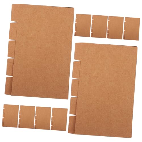 Tofficu 20Sätze Ordnerteiler Praktische Trennblätter aus Kraftpapier für Notizbücher Karteikarten und Planer für Studium und Organisation À Tofficu 20Sätze Ordnerteiler Praktische Trennblätter aus Kraftpapier für Notizbücher Karteikarten und Planer für Studium und Organisation À von Tofficu