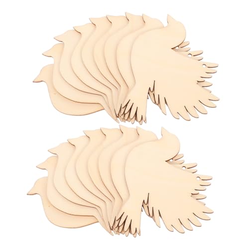 Tofficu 20Stücke Teiliges Vogel Holz DIY Bastelausschnitte Hängende Ornamente Taubenform für Hochzeiten Geburtstage und Weihnachtsdekorationen für Kreative Handwerksprojekte Tofficu 20Stücke Teiliges Vogel Holz DIY Bastelausschnitte Hängende Ornamente Taubenform für Hochzeiten Geburtstage und Weihnachtsdekorationen für Kreative Handwerksprojekte von Tofficu