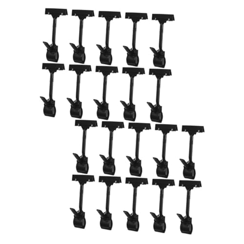 Tofficu 21 Stück Teiliges Drehbare Kunststoff-preisschildhalter Form Clip für Sichere Befestigung von Etiketten und Preisschildern für Supermärkte Einzelhandel und Verkaufsflächen Tofficu 21 Stück Teiliges Drehbare Kunststoff-preisschildhalter Form Clip für Sichere Befestigung von Etiketten und Preisschildern für Supermärkte Einzelhandel und Verkaufsflächen von Tofficu