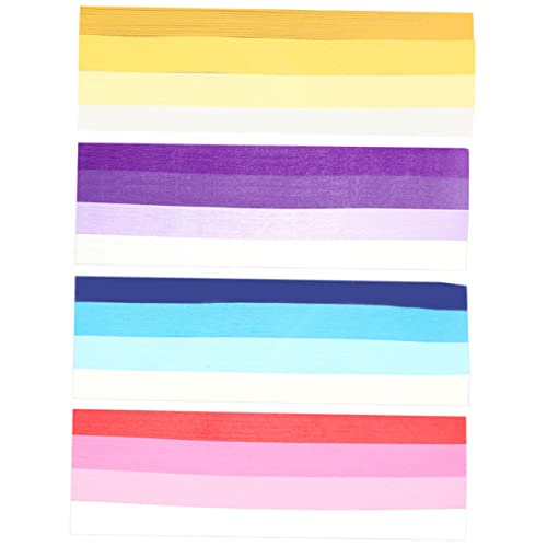 Tofficu 2160 Stück Origami-Stern Krepp Quilling Sternfaltpapier Herstellung farbig bastelmaterial für paketpapier kraft paper dekoringe Origami-Papier für Anfänger Handarbeitspapier Tofficu 2160 Stück Origami-Stern Krepp Quilling Sternfaltpapier Herstellung farbig bastelmaterial für paketpapier kraft paper dekoringe Origami-Papier für Anfänger Handarbeitspapier von Tofficu