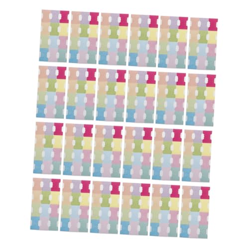 Tofficu 24 Blatt Beschreibbare Haftnotizen Farbige Selbstklebende Index Tabs für Bücher Ordner Büro und Schule Reißfestes Papier Praktische Seitenmarker zum Markieren und Klassifizieren Tofficu 24 Blatt Beschreibbare Haftnotizen Farbige Selbstklebende Index Tabs für Bücher Ordner Büro und Schule Reißfestes Papier Praktische Seitenmarker zum Markieren und Klassifizieren von Tofficu
