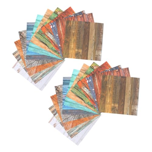 Tofficu 24 Blatt Hintergrundpapier malpapier kreativpapier scrapbook paper scrapbooking paper fotoalbum dekoration Zeitschrift Pastell DIY Material Papier Scrapbooking-Materialien von Tofficu