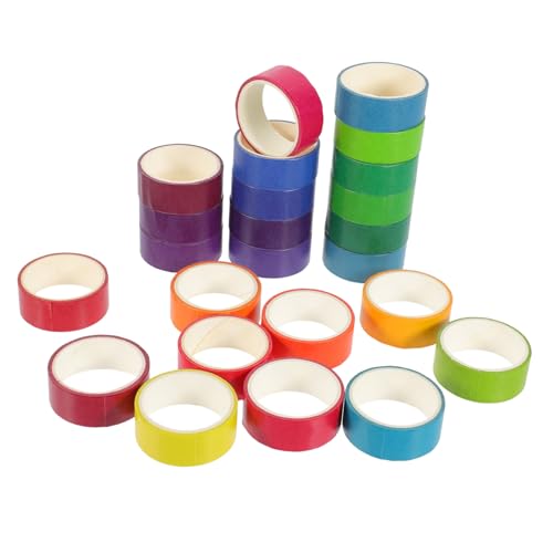 Tofficu 24 Rollen Washi Tape Farben Bunte Dekorative Klebebänder DIY Scrapbooking Journal Masking Tape Japanisches Klebeband Vielseitig Einsetzbar für Planner und Bastelprojekte Tofficu 24 Rollen Washi Tape Farben Bunte Dekorative Klebebänder DIY Scrapbooking Journal Masking Tape Japanisches Klebeband Vielseitig Einsetzbar für Planner und Bastelprojekte von Tofficu