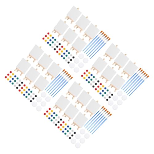 Tofficu 24 Sets Mini Ölmaltafel Mini Kleine Leinwände Zum Malen Mini Staffeleiständer Kleine Staffeleien Zum Malen Mini Malset Mini Kunststaffelei Aquarellmaltuch Tofficu 24 Sets Mini Ölmaltafel Mini Kleine Leinwände Zum Malen Mini Staffeleiständer Kleine Staffeleien Zum Malen Mini Malset Mini Kunststaffelei Aquarellmaltuch von Tofficu