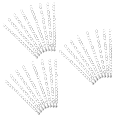 Tofficu 24 Stck Teiliges Halsketten Verlängerungsketten Silber Gold DIY Schmuck Zubehör Verlängerung für Armbänder und Halsketten Einfache Montage Stilvolle Gliederverlängerung Tofficu 24 Stck Teiliges Halsketten Verlängerungsketten Silber Gold DIY Schmuck Zubehör Verlängerung für Armbänder und Halsketten Einfache Montage Stilvolle Gliederverlängerung von Tofficu