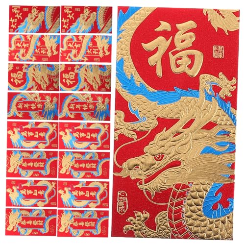 Tofficu 24 Stück Rote Umschlagtasche „Jahr des Drachen“. Geldtasche Tierkreisumschlag Jahr des Drachen-Umschlags roter Taschenumschlag lai siehe rote Umschläge roter Umschlag Papier Tofficu 24 Stück Rote Umschlagtasche „Jahr des Drachen“. Geldtasche Tierkreisumschlag Jahr des Drachen-Umschlags roter Taschenumschlag lai siehe rote Umschläge roter Umschlag Papier von Tofficu