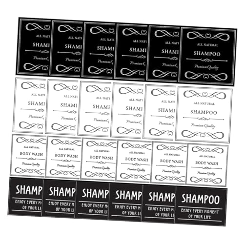 Tofficu 24 Stück Seifenspenderaufkleber Badezimmerzubehör Aufkleber Für Die Badezimmerorganisation Shampoo-conditioner-etiketten Aufkleber Für Shampooflaschen Pvc Selbstklebend Tofficu 24 Stück Seifenspenderaufkleber Badezimmerzubehör Aufkleber Für Die Badezimmerorganisation Shampoo-conditioner-etiketten Aufkleber Für Shampooflaschen Pvc Selbstklebend von Tofficu