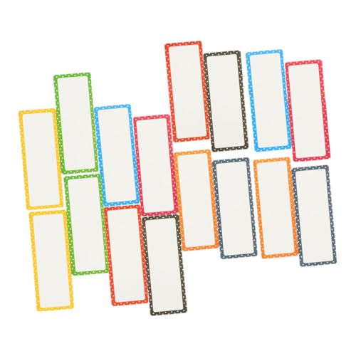 Tofficu 24 Stück Teiliges Magnetische Wiederbeschreibbare Namensschilder Abwischbare Blanko Trockenmarker-etiketten für Whiteboard Kühlschrank und Schließfach Flexible und Langlebige von Tofficu
