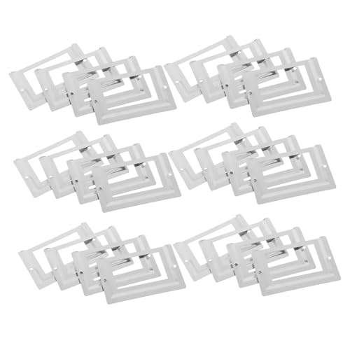 Tofficu 24 Stück Teiliges Metall Labelhalter für Regale Kleine Schildhalter für Vielseitig Einsetzbar für Akten Aufbewahrungsboxen Büro und Wohnregale Silberfarbene Etikettenclips Tofficu 24 Stück Teiliges Metall Labelhalter für Regale Kleine Schildhalter für Vielseitig Einsetzbar für Akten Aufbewahrungsboxen Büro und Wohnregale Silberfarbene Etikettenclips von Tofficu
