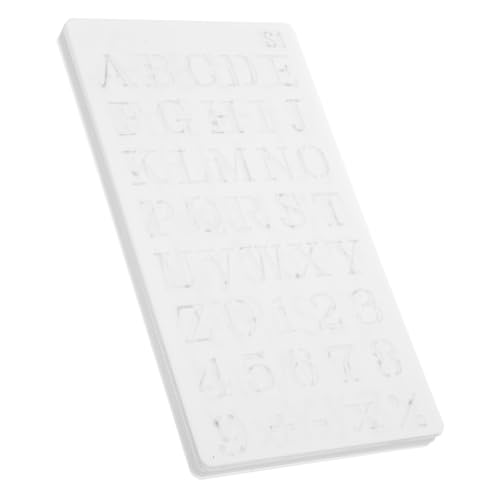 Tofficu 24 Stück Teiliges Schablonen Set aus Weißem Hohle Buchstaben und Zahlenvorlagen für Zeichnungen Planer Notizbücher Scrapbooking DIY Bastelprojekte Wiederverwendbar und Vielseitig von Tofficu