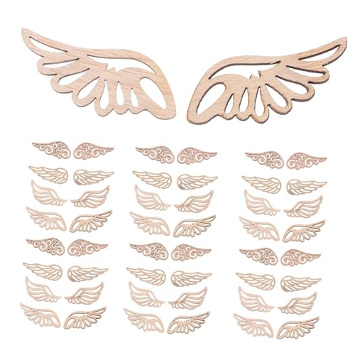 Tofficu Skrzydla Aniola Drewniane 240 Stück Engelsflügel Zum Basteln Unvollendete Engelsflügel Aus Holz Leere Holzscheiben Ornament Für Weihnachten Hochzeit Party Basteln Heimdekoration Tofficu Skrzydla Aniola Drewniane 240 Stück Engelsflügel Zum Basteln Unvollendete Engelsflügel Aus Holz Leere Holzscheiben Ornament Für Weihnachten Hochzeit Party Basteln Heimdekoration von Tofficu