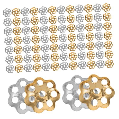Tofficu 240 Stück Hollow Spacer Beads Titanstahl für Schmuckherstellung Stahl und Goldfarbe für Diy Armbänder und Langlebige und Farbtreue Perlen für Kreative Projekte Tofficu 240 Stück Hollow Spacer Beads Titanstahl für Schmuckherstellung Stahl und Goldfarbe für Diy Armbänder und Langlebige und Farbtreue Perlen für Kreative Projekte von Tofficu