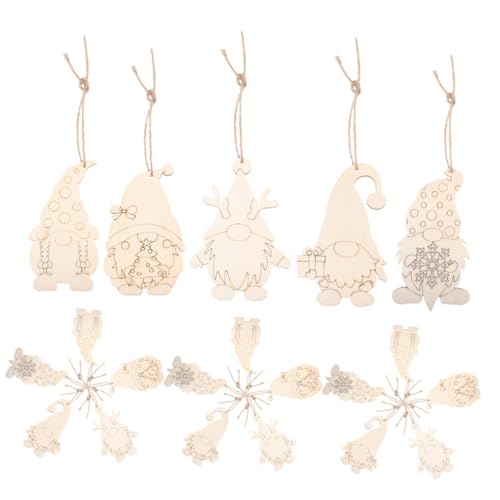 Tofficu 25 Sets Aus Holz Ausgeschnittener Stich Weihnachtsschmuck Weihnachtsbaum Hängende Dekoration Rohlinge Papiermalerei Weihnachtshaus Zwerg Weihnachtsbaumform Ausschnitte Tofficu 25 Sets Aus Holz Ausgeschnittener Stich Weihnachtsschmuck Weihnachtsbaum Hängende Dekoration Rohlinge Papiermalerei Weihnachtshaus Zwerg Weihnachtsbaumform Ausschnitte von Tofficu