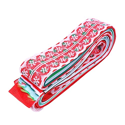 Tofficu 25 Stück Halloween-Band geschenkband ribbon hochzeitsdeko weinachtsgeschenk weihnachten party Urlaub Verpackung und Band weihnachtsdekorband Weihnachtsbänder zum Basteln Stoff von Tofficu