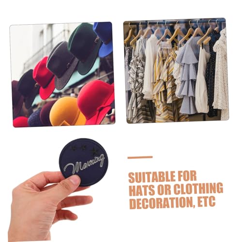 Tofficu 25 Stück Teiliges Iron Stickerei Patches Dekorative Stoffapplikationen für Jeans Hüte Jacken und Schuhe Diy Kleidung Verschönerung mit Modernen Englischen Designs Einfaches von Tofficu