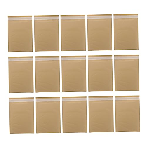 Tofficu 25 Stück Teiliges Selbstklebende Luftpolster Versandtaschen aus Naturfarbenem Kraftpapier Wasserfest Stoß und Reißfest Leichtgewichtige Verpackungstüten für Sicheren Versand von Tofficu 25 Stück Teiliges Selbstklebende Luftpolster Versandtaschen aus Naturfarbenem Kraftpapier Wasserfest Stoß und Reißfest Leichtgewichtige Verpackungstüten für Sicheren Versand von von Tofficu