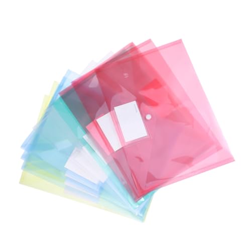 Tofficu 25 Stück Teiliges Transparentes Dokumentenfolder mit Farbigem Druckknopfverschluss Reißfest aus Premium PVC für Büro Geschäft und Zuhause Farben Je Tofficu 25 Stück Teiliges Transparentes Dokumentenfolder mit Farbigem Druckknopfverschluss Reißfest aus Premium PVC für Büro Geschäft und Zuhause Farben Je von Tofficu