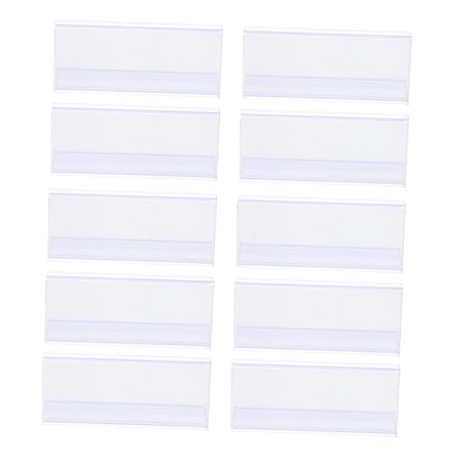 Tofficu 25 Stück Transparenter Kunststoff Etikettenhalter Teiliges Robuster Preisschildhalter für Supermarktregale Einfache Vielseitig Einsetzbar für Klare Preisanzeigen und Tofficu 25 Stück Transparenter Kunststoff Etikettenhalter Teiliges Robuster Preisschildhalter für Supermarktregale Einfache Vielseitig Einsetzbar für Klare Preisanzeigen und von Tofficu