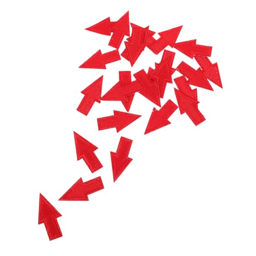 Tofficu 25 Stück dekorative Aufkleber bestickter Applikationen bestickte Pfeilspatches Patch Appliken Eisen - auf Flecken Stickpfeiler Applikation Hemdaufnäher Polyester rot Tofficu 25 Stück dekorative Aufkleber bestickter Applikationen bestickte Pfeilspatches Patch Appliken Eisen - auf Flecken Stickpfeiler Applikation Hemdaufnäher Polyester rot von Tofficu