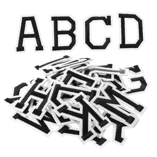 Tofficu 26 Stück Teiliges DIY Buchstaben Patches zum Aufbügeln und Nähen Weiches Stoffmaterial Selbstklebende Applikationen für Kleidung Rucksäcke und Textilien zur Reparatur und Tofficu 26 Stück Teiliges DIY Buchstaben Patches zum Aufbügeln und Nähen Weiches Stoffmaterial Selbstklebende Applikationen für Kleidung Rucksäcke und Textilien zur Reparatur und von Tofficu