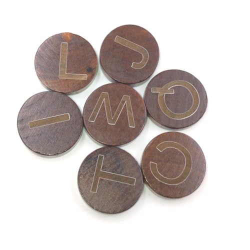 Tofficu 26 Stück Teiliges mit Gravierten Großbuchstaben Nachhaltige Holzrundscheiben für Basteln Bildung und DIY Dekorationen Tofficu 26 Stück Teiliges mit Gravierten Großbuchstaben Nachhaltige Holzrundscheiben für Basteln Bildung und DIY Dekorationen von Tofficu