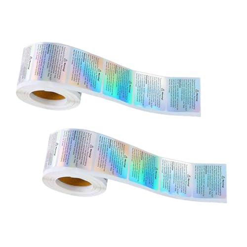 Tofficu 2Rollen Holografische Wachsmeltschmelz Warnaufkleber Wasserfeste Selbstklebende Sicherheitsetiketten für Diy Kerzengläser Dosen und Wachsschmelzbehälter Flexible Langlebige Tofficu 2Rollen Holografische Wachsmeltschmelz Warnaufkleber Wasserfeste Selbstklebende Sicherheitsetiketten für Diy Kerzengläser Dosen und Wachsschmelzbehälter Flexible Langlebige von Tofficu