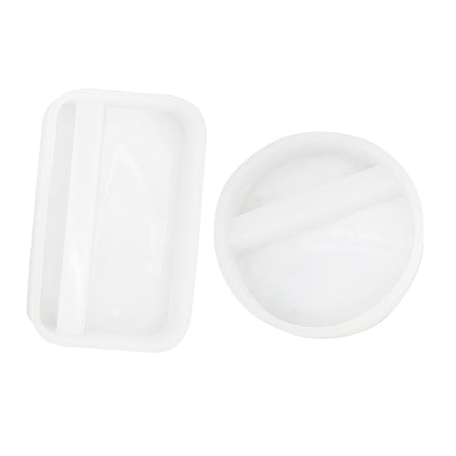 Tofficu 2Stücke Silikonformen für DIY Handyhalterung Langlebige Gießformen Hochwertigem Silikon für Projekte mit Epoxidharz Rechteckiger und Runder Form Tofficu 2Stücke Silikonformen für DIY Handyhalterung Langlebige Gießformen Hochwertigem Silikon für Projekte mit Epoxidharz Rechteckiger und Runder Form von Tofficu