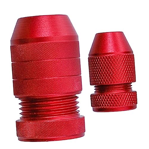 Tofficu 2Stücke Verstellbare Bohrtiefe Stopper Aluminium Metallbohrerkragen Für Präzise Bohrarbeiten Für Möbelinstallation von Tofficu