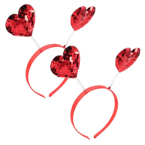 Tofficu 2pcs Hearts Bopper Kostüm Party Stirnband Valentinstag Herz Kopfbedeckung Romantische Liebe Stirnband Für Frauen Mädchen Haarzubehör Tofficu 2pcs Hearts Bopper Kostüm Party Stirnband Valentinstag Herz Kopfbedeckung Romantische Liebe Stirnband Für Frauen Mädchen Haarzubehör von Tofficu