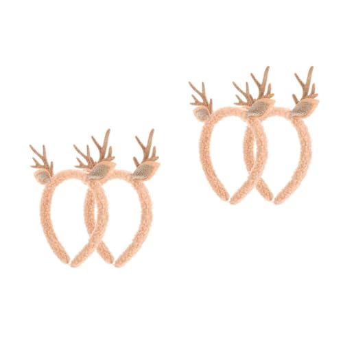 Tofficu 2sets Geweih Stirnband Rentier-cosplay-stirnband Weihnachtsschürze Hirsch-stirnband Rentiergeweih Haarbänder Weihnachtshirsch Kostüm Zubehör Weihnachten Haarband Khaki Stoff 2pcs*2 Tofficu 2sets Geweih Stirnband Rentier-cosplay-stirnband Weihnachtsschürze Hirsch-stirnband Rentiergeweih Haarbänder Weihnachtshirsch Kostüm Zubehör Weihnachten Haarband Khaki Stoff 2pcs*2 von Tofficu
