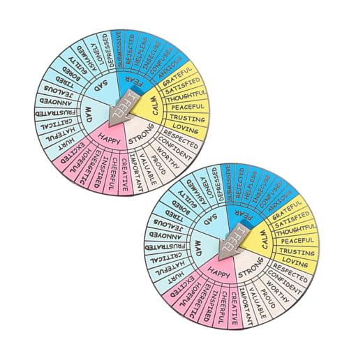 Tofficu 2stücke Emotion Wheel Badge Dekoration Für Psychische Gesundheit Tragbares Feeling Wheel Accessoire Für Taschen Und Schlüsselanhänger Tofficu 2stücke Emotion Wheel Badge Dekoration Für Psychische Gesundheit Tragbares Feeling Wheel Accessoire Für Taschen Und Schlüsselanhänger von Tofficu
