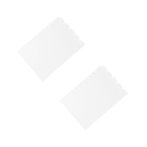 Tofficu 2stücke Pvc Notebook Divider Tabs Abnehmbare Trennblätter Für Ringordner Design Transparente Für Effektive Dokumentenorganisation Und Planung Tofficu 2stücke Pvc Notebook Divider Tabs Abnehmbare Trennblätter Für Ringordner Design Transparente Für Effektive Dokumentenorganisation Und Planung von Tofficu