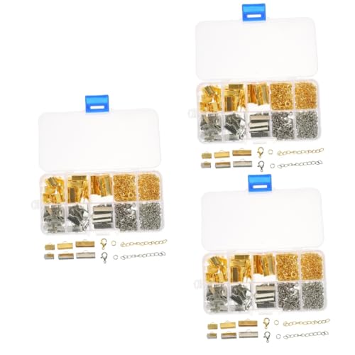 Tofficu 3 Boxen Pferdeschnalle Karabinerverschlüsse Für Die Schmuckherstellung Schmuck Stecker Kordelenden Für Die Schmuckherstellung Material Zur Herstellung Von Armbändern Legierung von Tofficu
