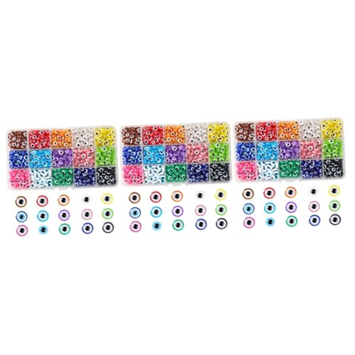 Tofficu 3 Boxen Teufelsaugen-Set Perlen des bösen Blicks Perlen für Schmuckhersteller Brief hand schmuck schmuckperlen set dekoration zarte Harzperlen Schmuck dekorativer Anhänger Null Tofficu 3 Boxen Teufelsaugen-Set Perlen des bösen Blicks Perlen für Schmuckhersteller Brief hand schmuck schmuckperlen set dekoration zarte Harzperlen Schmuck dekorativer Anhänger Null von Tofficu