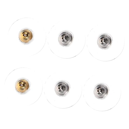 Tofficu 3 Paare Sicherer Ohrstecker Verschluss Ohrstopper Earring Backs Ohrstecker Zubehör DIY Schmuckzubehör Leicht Langlebig Modisch von Tofficu
