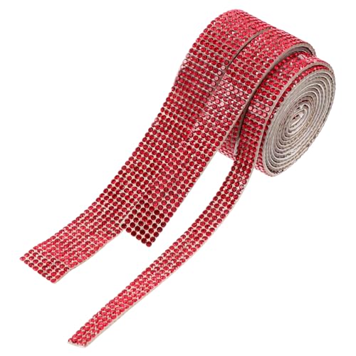 Tofficu 3 Rollen Teiliges Selbstklebendes Strassband Dekoratives Rhinestone Ribbon mit Reihen Vielseitig Einsetzbar für Kleidung Auto Einfach Zuschneidbar und Haftstark von Tofficu