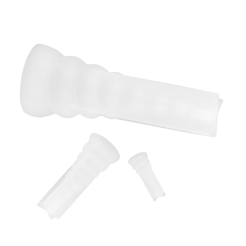 Tofficu 3 STÜCKE Teiliges Silikon epoxidharz formen Einhornhorn in Groß Mittel Klein DIY Bastelset für Mädchen Desktop ornamente Flexibel Langlebig Leicht zu Reinigen von Tofficu