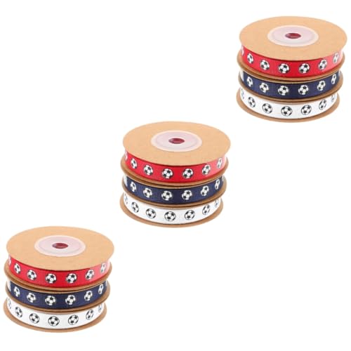 Tofficu 3 Sätze Abschlussgeschenkkrawatte Festliches Band Themenband Nähband Diy -handwerksband Paketband Band Für Die Party Bänder Zum Basteln Verpackungsband Partyband Stoff 3 Rollen * 3 von Tofficu