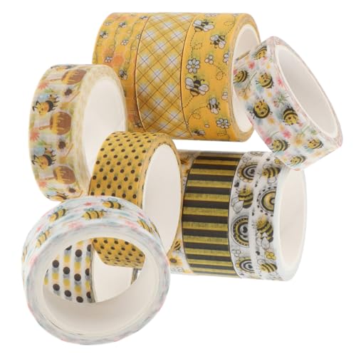 Tofficu 3 Sätze Blumenband Waben Bienengartendekoration Blumen- Süßes Band Dekorative Scrapbooking Tape Bastelband Washi Tape Zum Aufzeichnen Aufkleber 12 Rollen * 3 Tofficu 3 Sätze Blumenband Waben Bienengartendekoration Blumen- Süßes Band Dekorative Scrapbooking Tape Bastelband Washi Tape Zum Aufzeichnen Aufkleber 12 Rollen * 3 von Tofficu