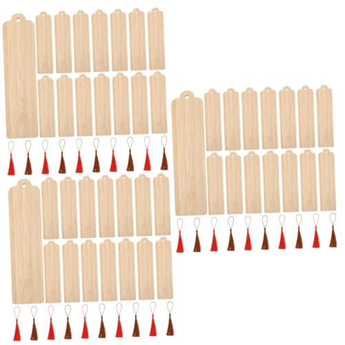 Tofficu 3 Sätze Bookmarks mit Leeren Cutouts und Quasten Diy Bastelmaterial für Natürliche Bambus Scheiben Glatte Kanten für Bastelprojekte und Dekoration Tofficu 3 Sätze Bookmarks mit Leeren Cutouts und Quasten Diy Bastelmaterial für Natürliche Bambus Scheiben Glatte Kanten für Bastelprojekte und Dekoration von Tofficu