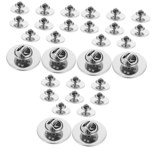 Tofficu 3 Sätze Broschenbasis Bastelstifte Bausatz Sicherheitsnadeln Korsage Schmuckherstellung Bastelmaterial Pin-backs-verriegelung Pin-rückseite Rostfreier Stahl Silver 10 Stück * 3 von Tofficu