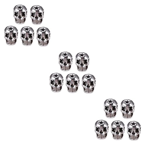 Tofficu 3 Sätze Diy Aus Rostfreiem Stahl Schmuckherstellung Beads for Jewellery Halloween-schmuckperlen Schädelperlen Halskette Herren Halstuch Herren Charms-perlen 5 Stücke * 3 Tofficu 3 Sätze Diy Aus Rostfreiem Stahl Schmuckherstellung Beads for Jewellery Halloween-schmuckperlen Schädelperlen Halskette Herren Halstuch Herren Charms-perlen 5 Stücke * 3 von Tofficu